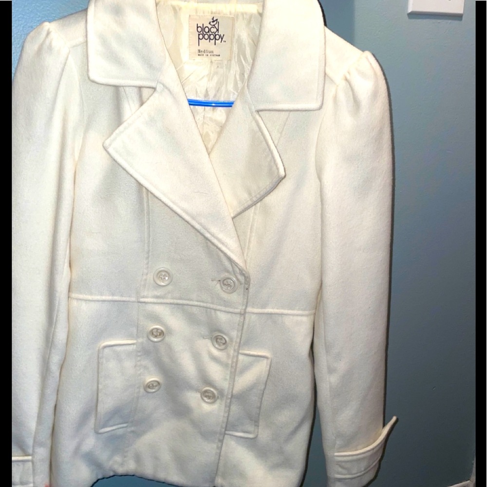 Cream color Pea coat